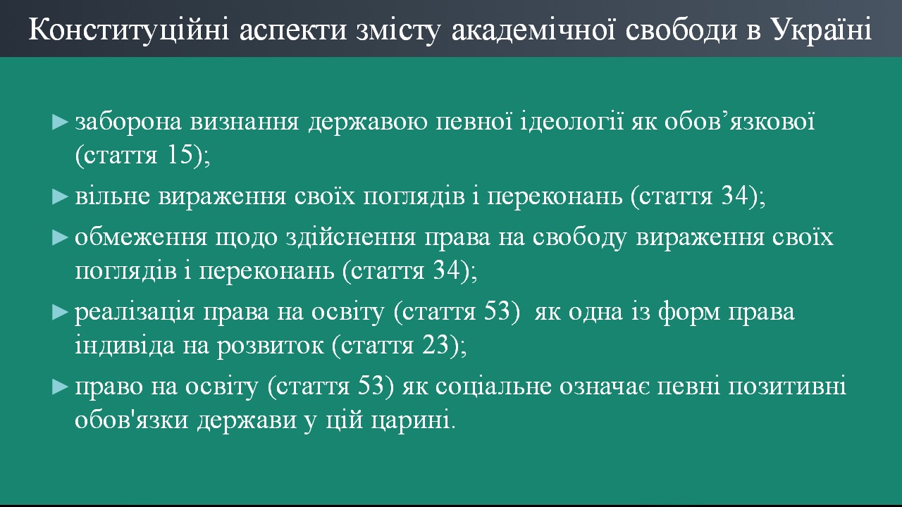 Академічна свобода