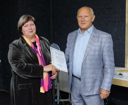 Алла Сингаївська і Петро Калита